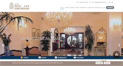 Desktop Screenshot of edelweisshotel.it