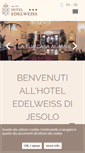 Mobile Screenshot of edelweisshotel.it