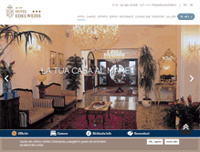 Tablet Screenshot of edelweisshotel.it